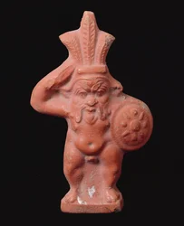 Statuette des ägyptischen Hausgottes Bes