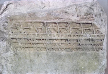Relief einer Triere