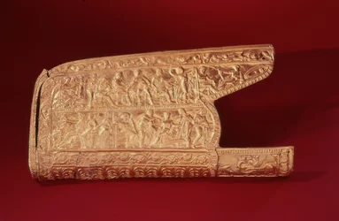 Gorytus mit Reliefdekoration, spätes 4. - frühes 5. Jahrhundert v. Chr. (Gold)