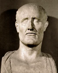 Büste von Alkibiades (450-404 v. Chr.) Staatsmann und athenischer General Rom, Musei Capitolini