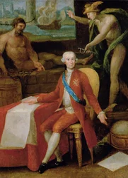 Porträt von Jose Monino, Graf von Floridablanca