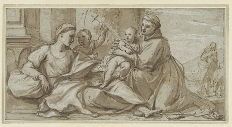 Maria mit Christuskind, Johannes dem Täufer und Hl. Antonius von Padua