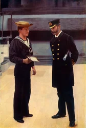 Kommandant und Matrose, R.N., 1901