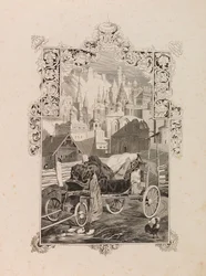 Frontispiz zur Novelle Tarantas Der Tarantass von Vladimir Sollogub, 1845