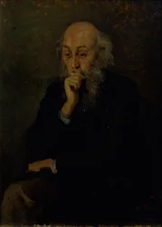 Porträt des Künstlers Nikolai Ge