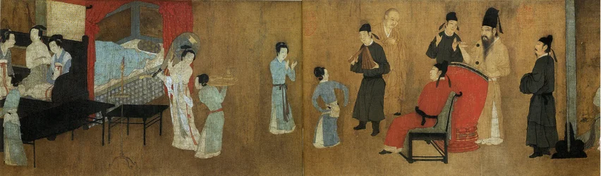 Nächtliche Vergnügungen von Han Xizai (Detail)