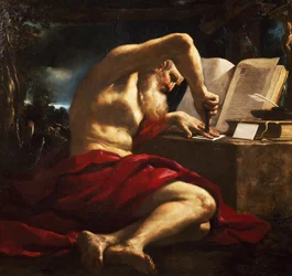 St. Hieronymus versiegelt Brief