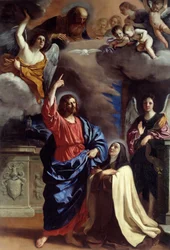 Christus erscheint der Heiligen Therese