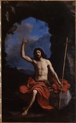 Guercino, Johannes der Täufer in der Wüste, 1650
