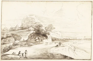 Berglandschaft mit Fernblick
