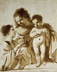 Die mystische Hochzeit der Heiligen Katharina, 1618-19