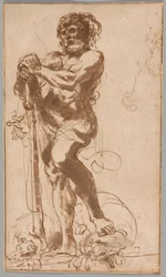 Der triumphierende Herkules mit der besiegten Hydra