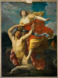Dejanire entführt vom Zentaur Nessus