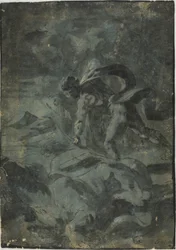 Apollo tötet den Löwen