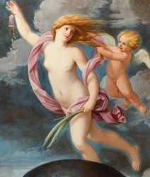 Fortuna mit einer Geldbörse, ca. 1636