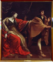 Joseph und die Frau des Potiphar (Joseph flieht vor der Frau des Potiphar)