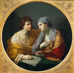 Die Vereinigung von Zeichenkunst und Farbe, ca. 1620-1625