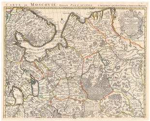Karte von Moskau