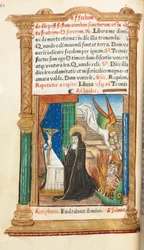 Gedrucktes Stundenbuch (Gebrauch von Rom): Dominikanische Nonne im Gebet