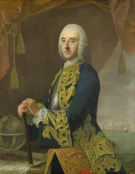 Porträt von Vizeadmiral Hendrik Lijnslager, Sohn von Harmen Lijnslager und Judith Allijn