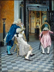 Kunstkenner im Louvre