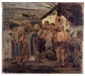 Der heilige Livinus in Flandern (Studie)