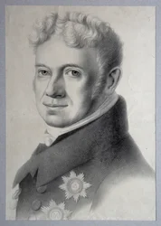 Porträt von Prinz Grigory Alexandrovich Stroganov 1770-1857, 1820er Jahre