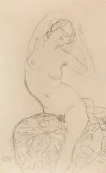 Sitzender Akt, ca. 1914-1916