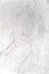 Sitzende Frau mit Boa (Adele Bloch-Bauer)
