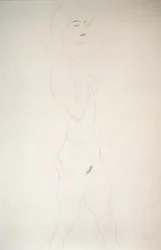 Stehender Akt