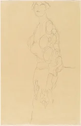 Stehende Frau