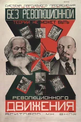 Es kann keine revolutionäre Bewegung ohne revolutionäre Theorie geben Poster, 1927