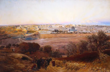 Jerusalem vom Ölberg, 1902