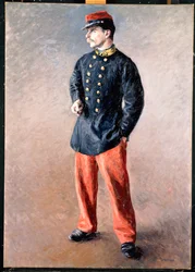 Ein Soldat, ca. 1881