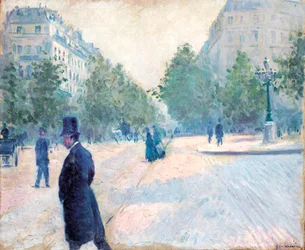 Place Saint Augustin, Nebeliges Wetter