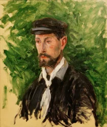 Porträt von Eugène Lamy, en buste