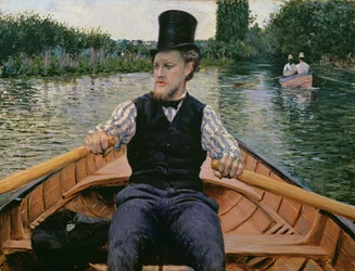 Ruderer mit Zylinder, ca. 1877-78