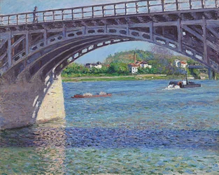 Die Brücke von Argenteuil und die Seine