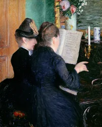 Die Klavierstunde, 1881