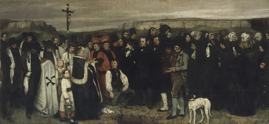 Ein Begräbnis in Ornans, 1849-1850