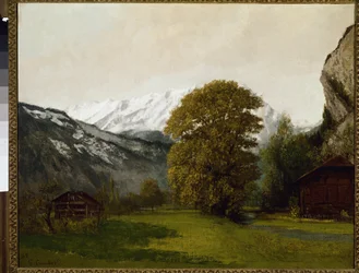 Landschaft in Interlaken, Schweiz