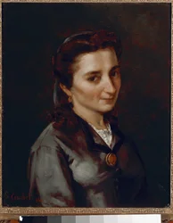 Porträt von Madame Buchon (Gemälde von Gustave Courbet)