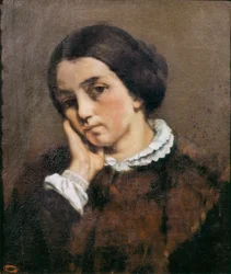 Porträt von Zelie Courbet