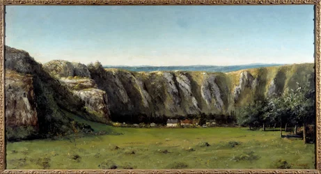 Felsige Landschaft um Flagey