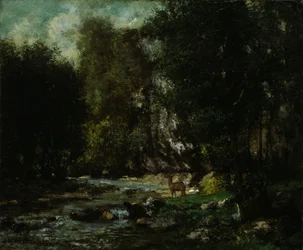 Der Bach von Les Puits-Noir