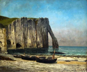 Die Klippen von Étretat, 1869