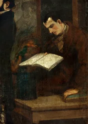 Der Dichter Charles Baudelaire liest