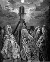 Ein Tier im Mond: Fabel von Jean de la Fontaine, illustriert von Gustave Doré - Ein Tier im Mond