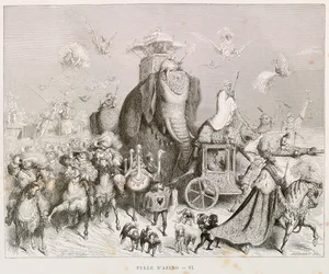 Eselshaut, Illustration für die vollständigen Märchen von Charles Perrault, von Gustave Doré