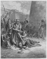Gustave Dore Bibel: Tod von Abimelech